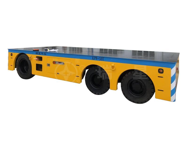 50噸輪胎式無(wú)軌電動(dòng)平車