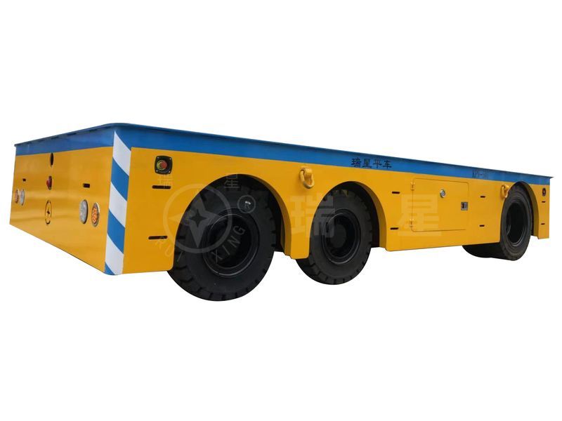 50噸輪胎式無(wú)軌電動(dòng)平車